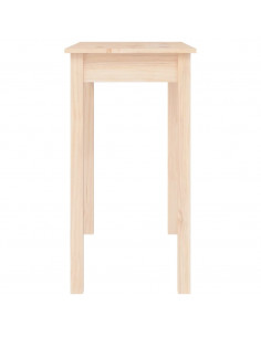 Tavolo Consolle 80x40x75 cm in Legno Massello di Pino