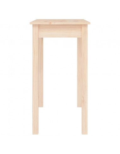 Tavolo Consolle 80x40x75 cm in Legno Massello di Pino