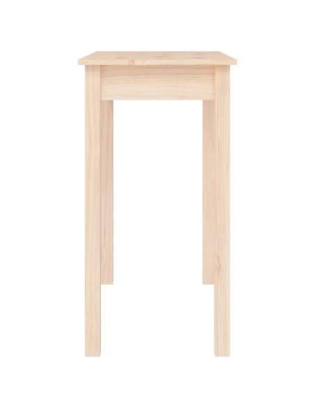 Tavolo Consolle 80x40x75 cm in Legno Massello di Pino