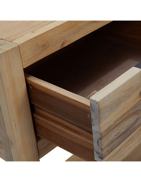 Tavolo Consolle 82x33x73 cm in Legno Massello di Acacia