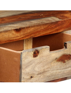 Tavolo Consolle con 3 Cassetti 120x30x75 cm Legno di Sheesham