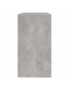 Tavolo Consolle Grigio Cemento 89x41x76,5 cm in Acciaio