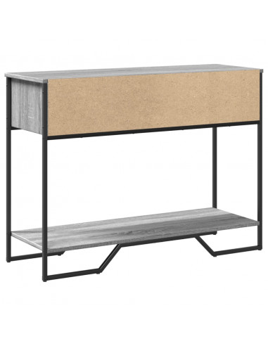 Tavolo Consolle Grigio Sonoma 100x35x74,5 cm in Truciolato