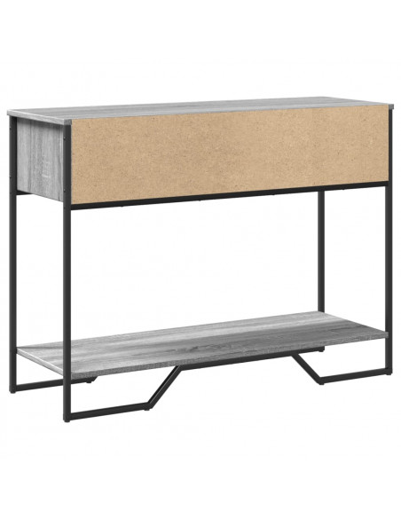 Tavolo Consolle Grigio Sonoma 100x35x74,5 cm in Truciolato