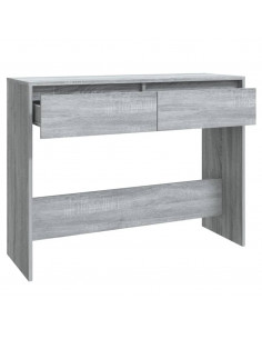 Tavolo Consolle Grigio Sonoma 100x35x76,5 cm in Truciolato