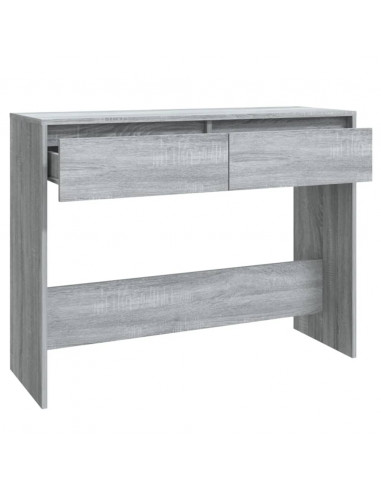 Tavolo Consolle Grigio Sonoma 100x35x76,5 cm in Truciolato