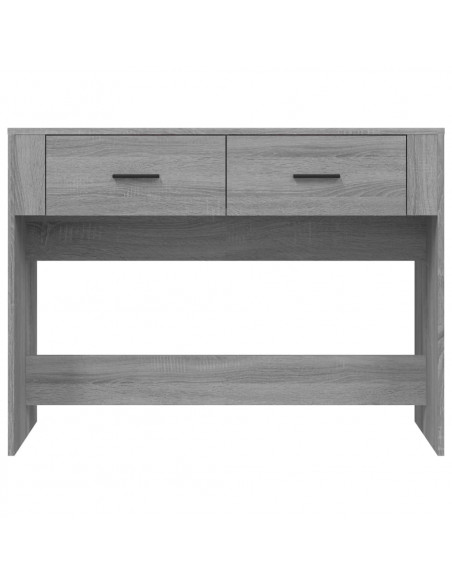 Tavolo Consolle Grigio Sonoma 100x39x75 cm in Legno Multistrato