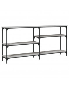 Tavolo Consolle Grigio Sonoma 160x29x75 cm in Legno Multistrato