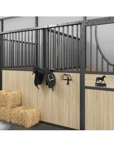 Portasella da Parete Nero in Ferro