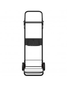 Carrello da Sella Pieghevole Nero in Acciaio 2