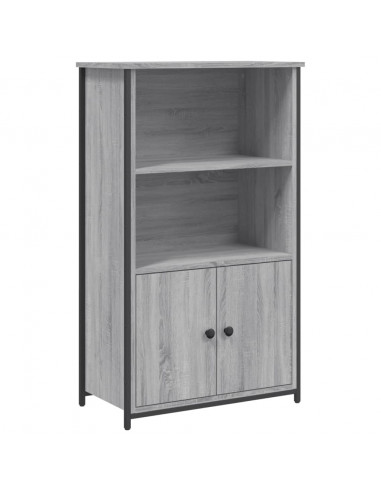 Credenza Grigio Sonoma 62x32x103,5 cm in Legno Multistrato