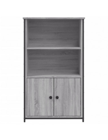 Credenza Grigio Sonoma 62x32x103,5 cm in Legno Multistrato