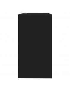 Tavolo Consolle Nero 89x41x76,5 cm in Acciaio