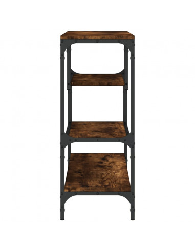 Tavolo Consolle Rovere Fumo 100x30x75 cm Legno Multistrato