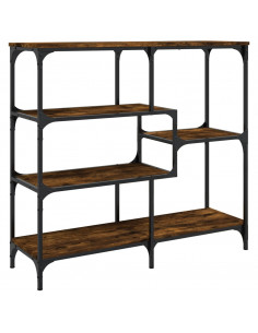 Tavolo Consolle Rovere Fumo 103x32x95 cm Legno Multistrato