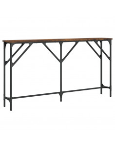 Tavolo Consolle Rovere Fumo 140x23x75 cm in Legno Multistrato
