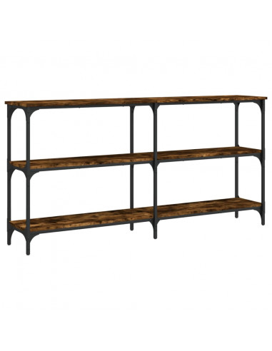 Tavolo Consolle Rovere Fumo 150x29x75 cm in Legno Multistrato