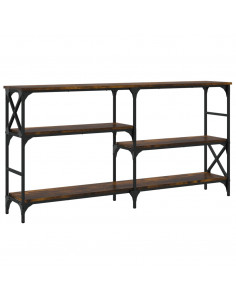 Tavolo Consolle Rovere Fumo 150x29x76,5 cm in Legno Multistrato