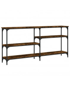 Tavolo Consolle Rovere Fumo 160x29x75 cm in Legno Multistrato