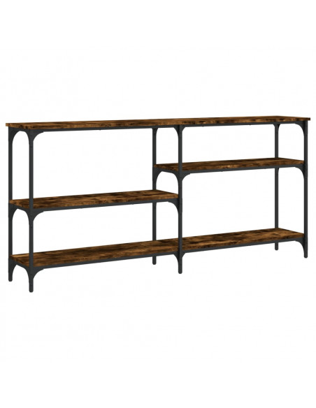 Tavolo Consolle Rovere Fumo 160x29x75 cm in Legno Multistrato