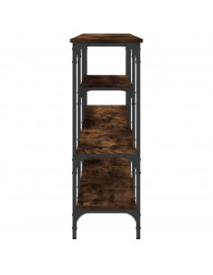 Tavolo Consolle Rovere Fumo 160x29x80 cm in Legno Multistrato