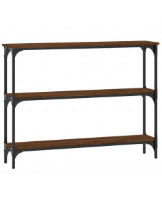 Tavolo Consolle Rovere Marrone 100x22,5x75 cm Legno Multistrato