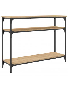 Tavolo Consolle Rovere Sonoma 100x29x75 cm in Legno Multistrato
