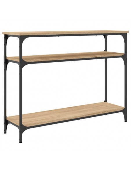 Tavolo Consolle Rovere Sonoma 100x29x75 cm in Legno Multistrato