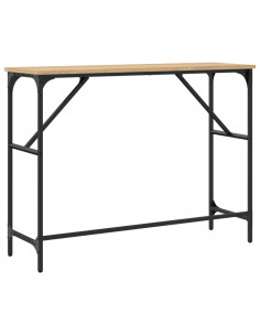 Tavolo Consolle Rovere Sonoma 100x32x75 cm in Legno Multistrato