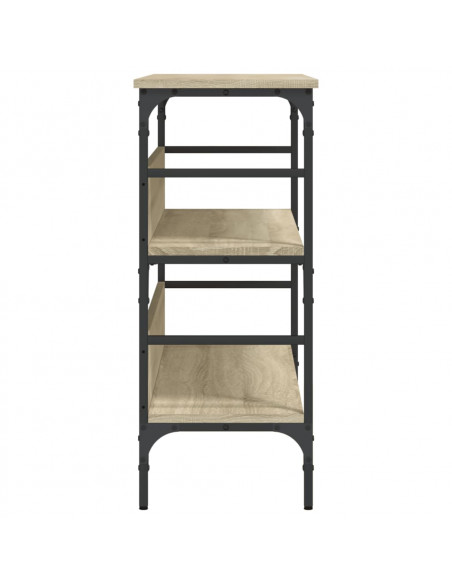 Tavolo Consolle Rovere Sonoma 100x32x75 cm in Legno Multistrato