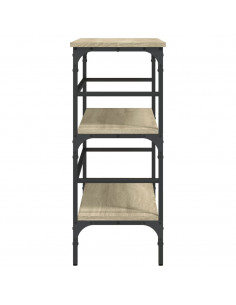 Tavolo Consolle Rovere Sonoma 100x32x75 cm in Legno Multistrato