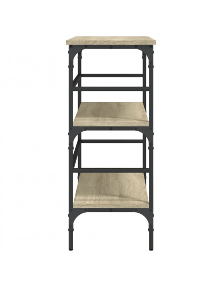 Tavolo Consolle Rovere Sonoma 100x32x75 cm in Legno Multistrato