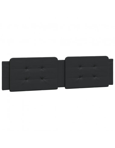 Cuscino Testiera Nero 200 cm in Similpelle