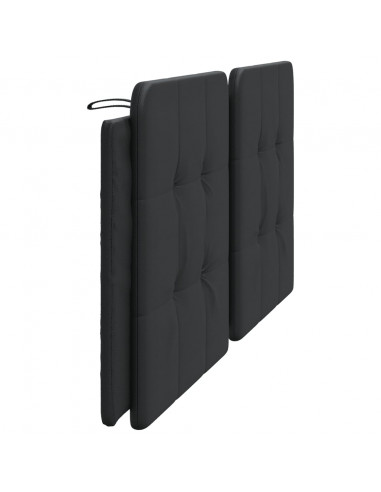 Cuscino Testiera Nero 200 cm in Similpelle