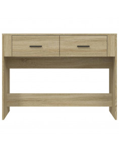 Tavolo Consolle Rovere Sonoma 100x39x75 cm in Legno Multistrato