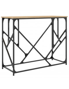Tavolo Consolle Rovere Sonoma 100x40x80 cm in Legno Multistrato