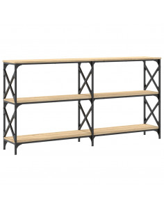 Tavolo Consolle Rovere Sonoma 156x28x80,5 cm Legno Multistrato