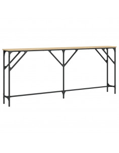 Tavolo Consolle Rovere Sonoma 180x23x75 cm in Legno Multistrato