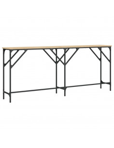 Tavolo Consolle Rovere Sonoma 180x29x75 cm in Legno Multistrato