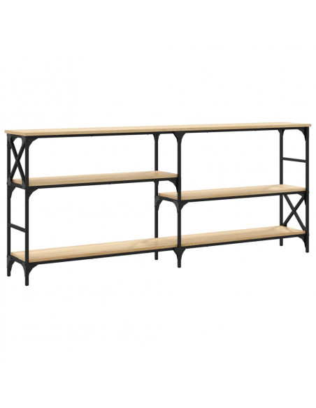 Tavolo Consolle Rovere Sonoma 180x29x76,5 cm Legno Multistrato