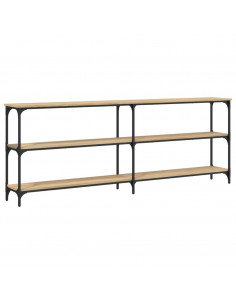 Tavolo Consolle Rovere Sonoma 200x29x75 cm in Legno Multistrato