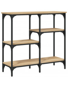 Tavolo Consolle Rovere Sonoma 80x29x75 cm in Legno Multistrato