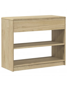 Tavolo Consolle SAUDA Rovere 89,5x36,5x73cm Legno Massello Pino
