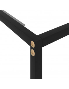 Tavolo Consolle Trasparente 80x35x75 cm in Vetro Temperato