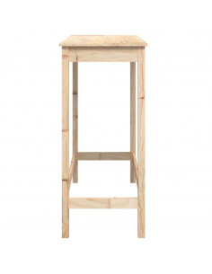 Tavolo da Bar 100x50x110 cm in Legno Massello di Pino