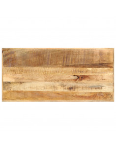 Tavolo da Bar 120x58x107 cm in Legno Ruvido di Mango