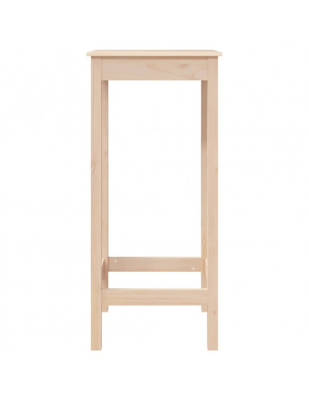 Tavolo da Bar 50x50x110 cm in Legno Massello di Pino