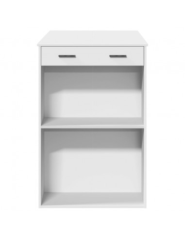Tavolo da Bar Bianco 102x70x103,5 cm in Truciolato