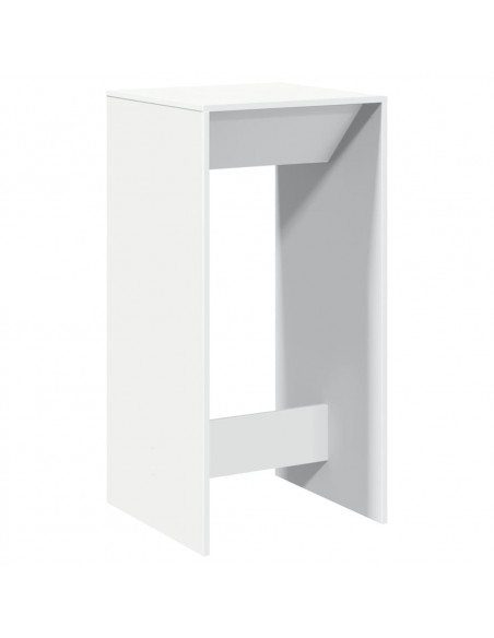 Tavolo da Bar Bianco 51x50x103,5 cm in Truciolato