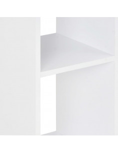 Tavolo da Bar Bianco e Rovere Sonoma 60x60x110 cm